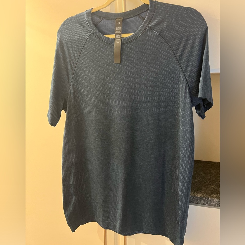 Never worn lululemon dry fit men’s shirt